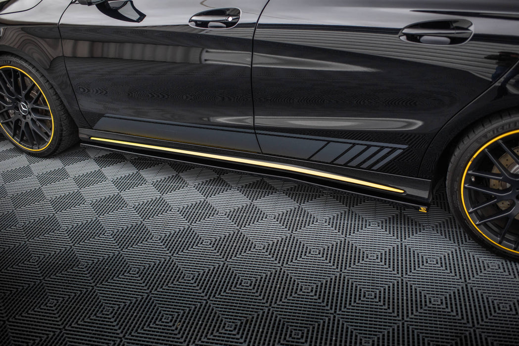 Maxton Design Side Skirts Diffusers Mercedes-AMG CLA 45 C117 Facelift