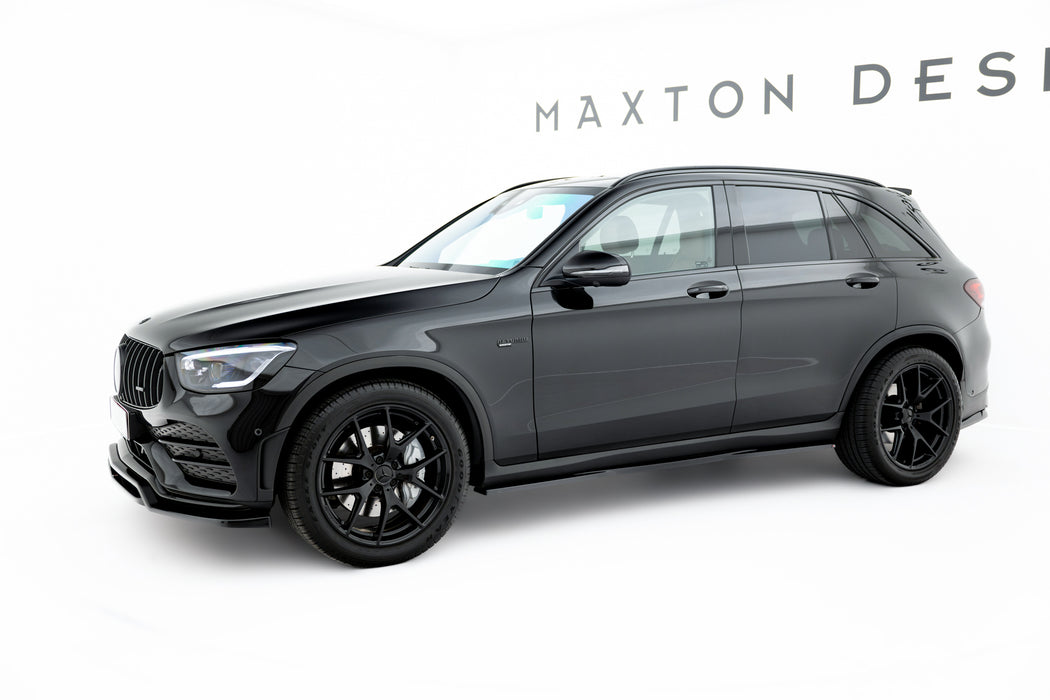 Maxton Design Side Skirts Diffusers Mercedes-AMG GLC 43 / AMG-Line SUV X253 Facelift