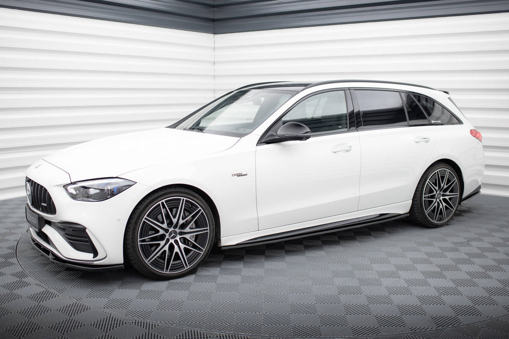 Maxton Design Side Skirts Diffusers Mercedes-Benz C AMG-Line / 43 AMG W206