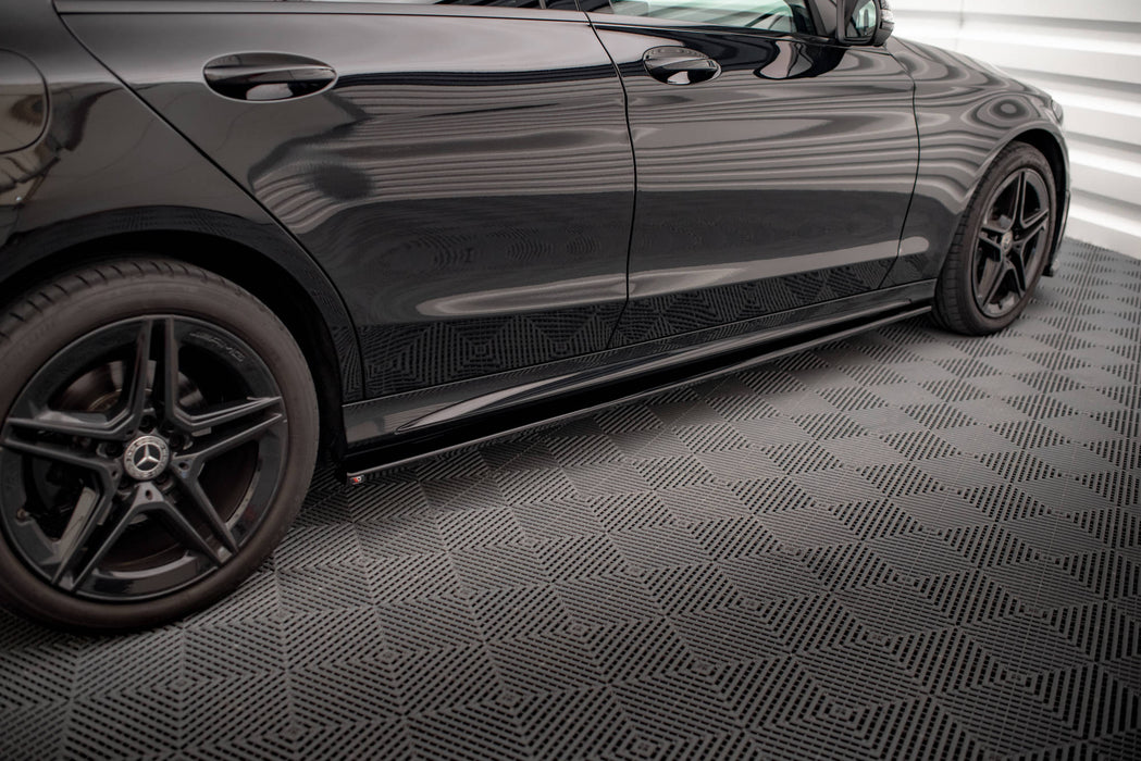 Maxton Design Side Skirts Diffusers Mercedes-Benz C43 / C AMG-Line Sedan / Estate W205 / S205 Facelift
