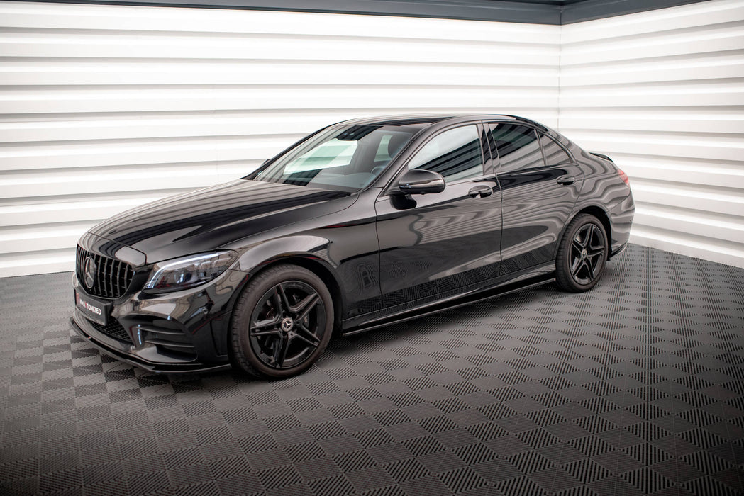 Maxton Design Side Skirts Diffusers Mercedes-Benz C43 / C AMG-Line Sedan / Estate W205 / S205 Facelift