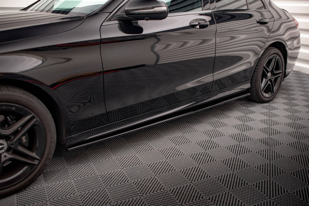 Maxton Design Side Skirts Diffusers Mercedes-Benz C43 / C AMG-Line Sedan / Estate W205 / S205 Facelift