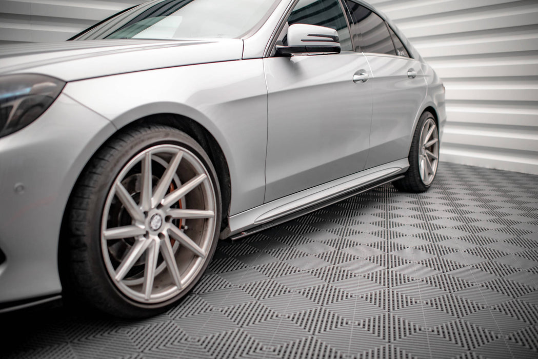 Maxton Design Side Skirts Diffusers Mercedes-Benz E63 AMG / AMG-Line Sedan W212 Facelift