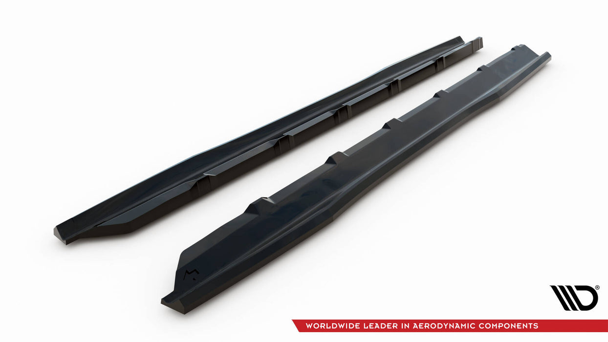 Maxton Design Side Skirts Diffusers Mercedes-Benz GLC Coupe AMG-Line C254