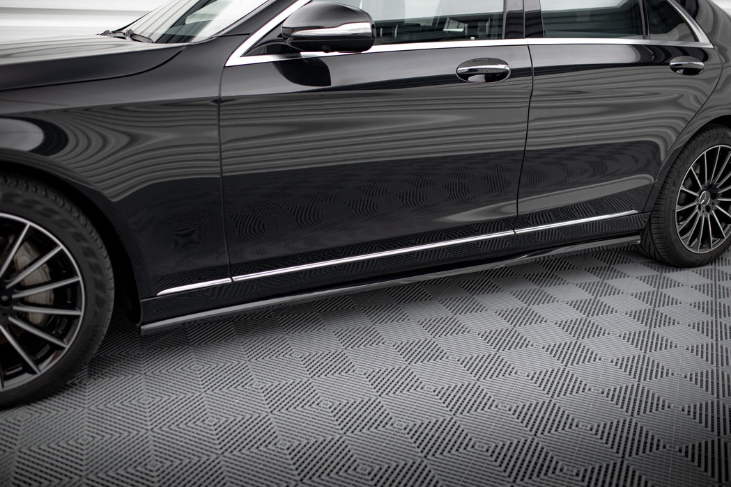 Maxton Design Side Skirts Diffusers Mercedes-Benz S W222