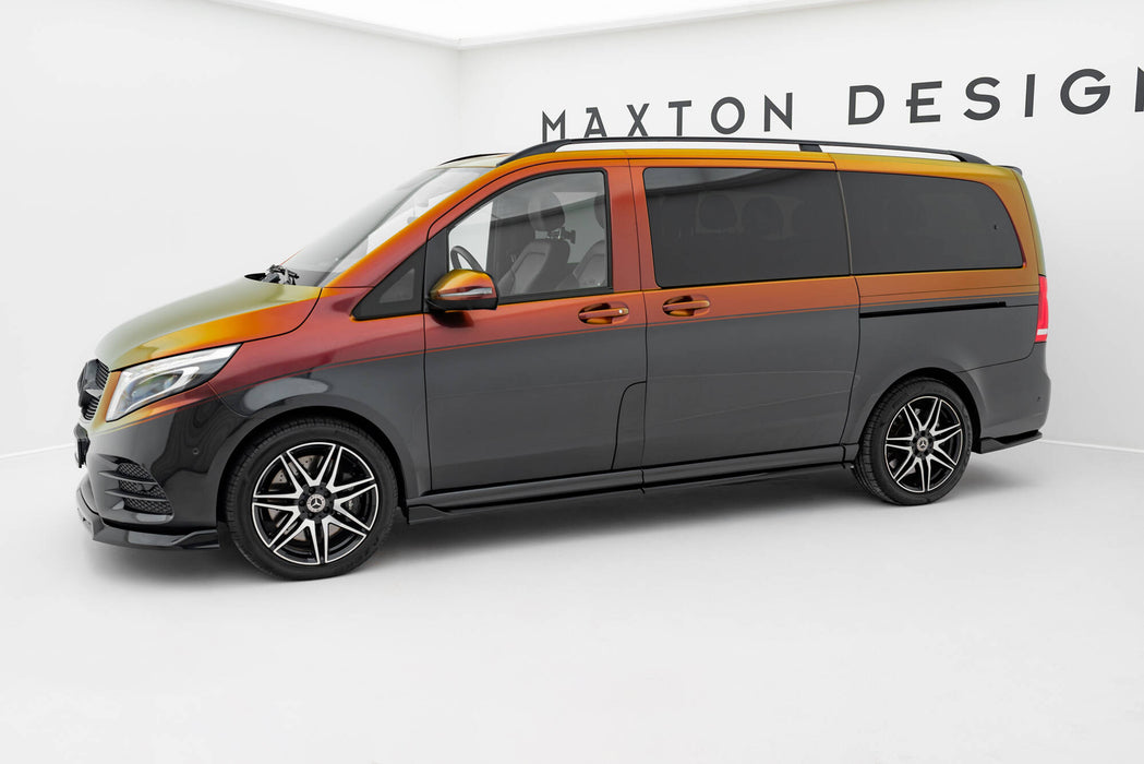 Maxton Design Side Skirts Diffusers Mercedes-Benz V-Class Long AMG-Line W447