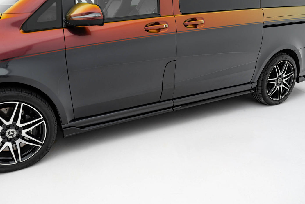 Maxton Design Side Skirts Diffusers Mercedes-Benz V-Class Long AMG-Line W447