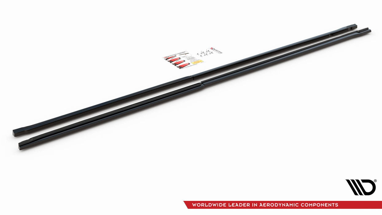 Maxton Design Side Skirts Diffusers Mercedes-Benz Vito Extra Long W447 Facelift / V Extra Long W447 Facelift
