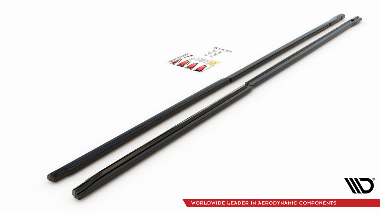 Maxton Design Side Skirts Diffusers Mercedes-Benz Vito Extra Long W447 Facelift / V Extra Long W447 Facelift