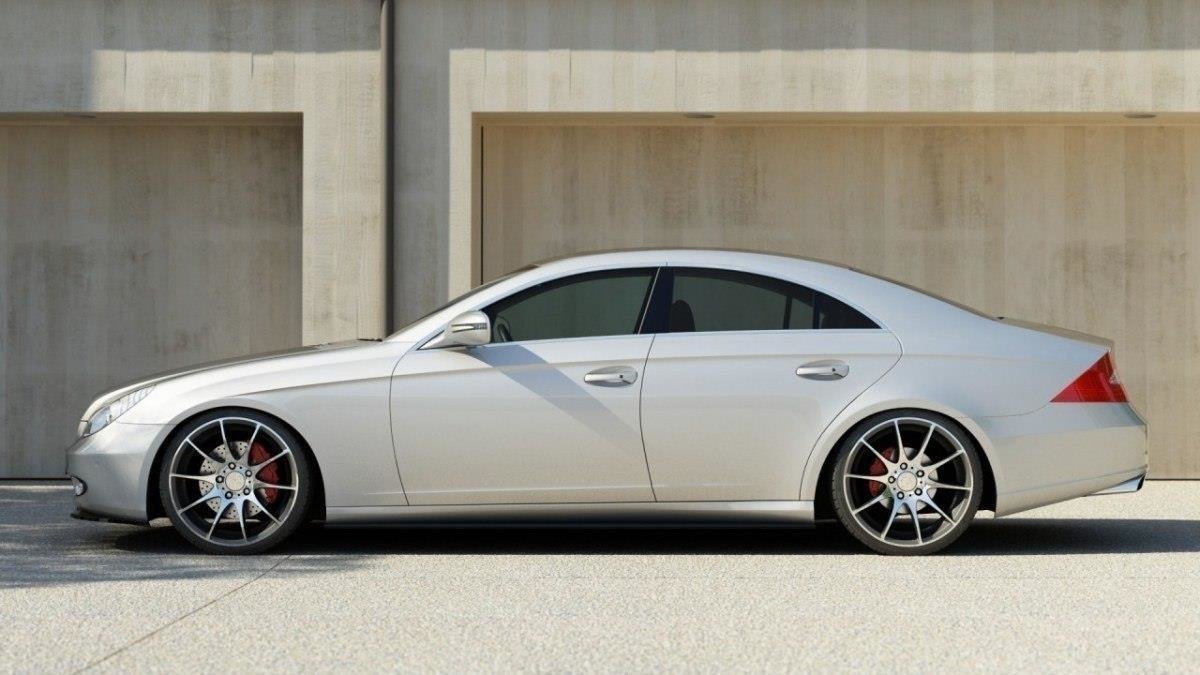 Maxton Design Side Skirts Diffusers Mercedes C219
