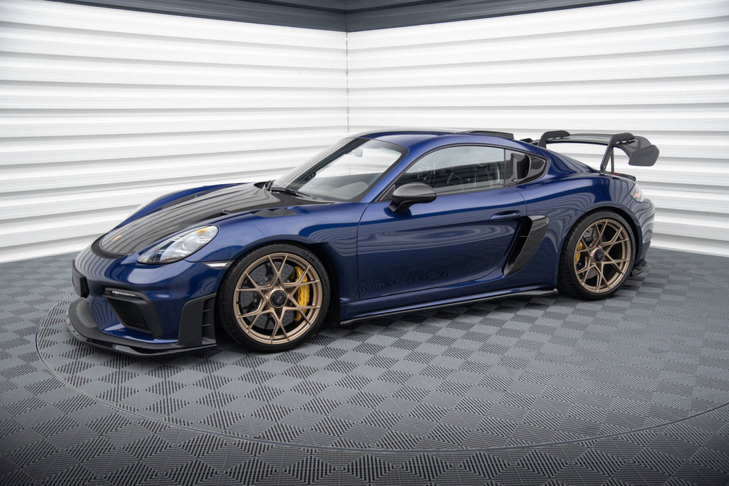 Maxton Design Side Skirts Diffusers Porsche 718 Cayman GT4 RS 982c