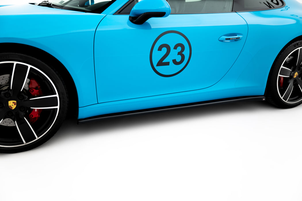 Maxton Design Side Skirts Diffusers Porsche 911 Carrera 991 Facelift
