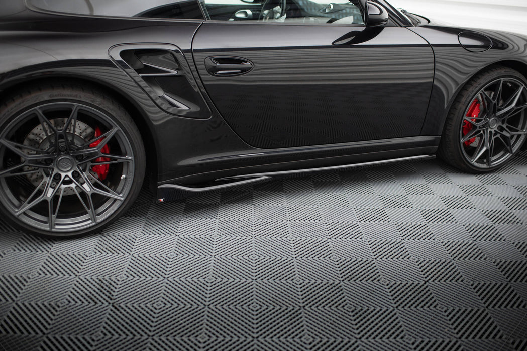 Maxton Design Side Skirts Diffusers Porsche 911 Turbo 997