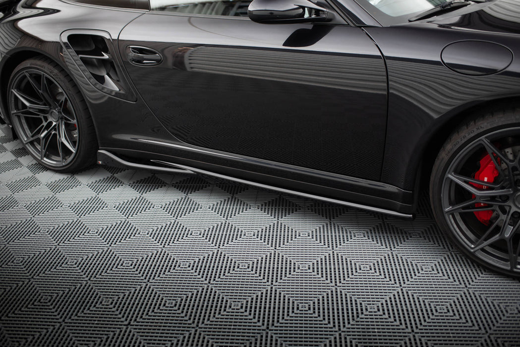 Maxton Design Side Skirts Diffusers Porsche 911 Turbo 997