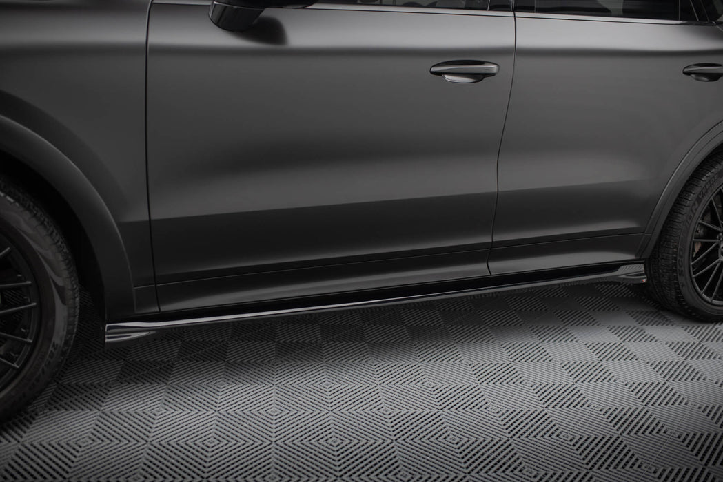 Maxton Design Side Skirts Diffusers Porsche Cayenne Sport Design Mk3 / Standard Mk3 Facelift