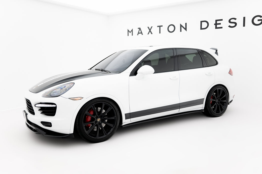 Maxton Design Side Skirts Diffusers Porsche Cayenne Turbo / Standard Mk2