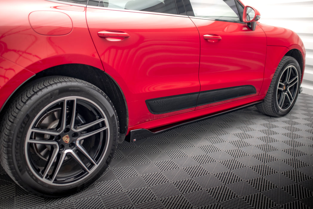 Maxton Design Side Skirts Diffusers Porsche Macan GTS / Sport Design Mk1