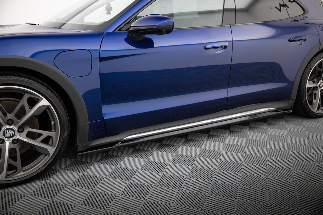 Maxton Design Side Skirts Diffusers Porsche Taycan Cross Turismo 4S