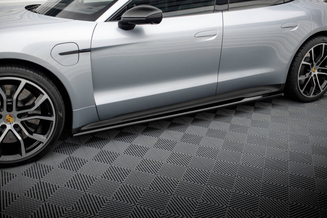 Maxton Design Side Skirts Diffusers Porsche Taycan Sport Design / Taycan 4 Sport Design / Taycan 4S Design / Taycan GTS Sport Design Mk1