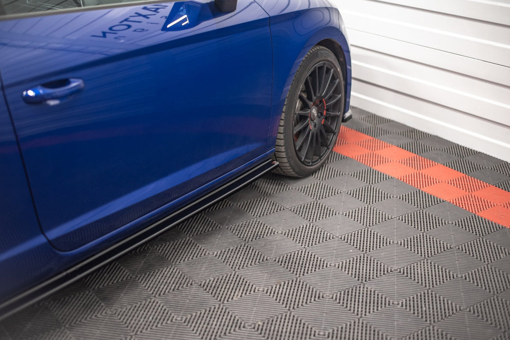 Maxton Design Side Skirts Diffusers Seat Leon Cupra / FR SC Mk3 / Mk3 FL