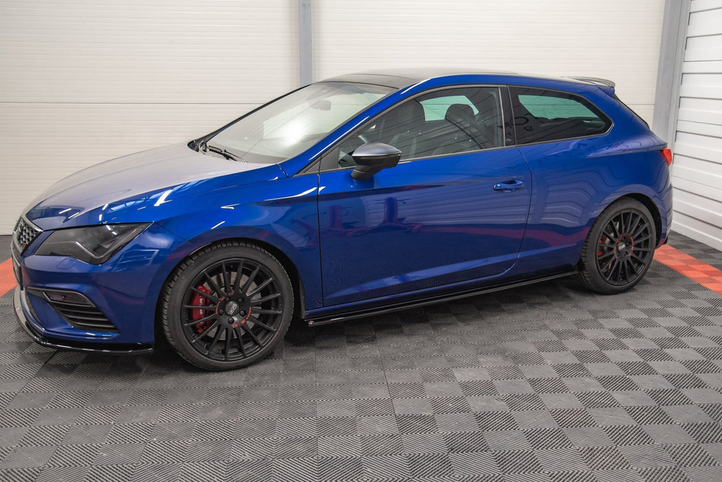Maxton Design Side Skirts Diffusers Seat Leon Cupra / FR SC Mk3 / Mk3 FL