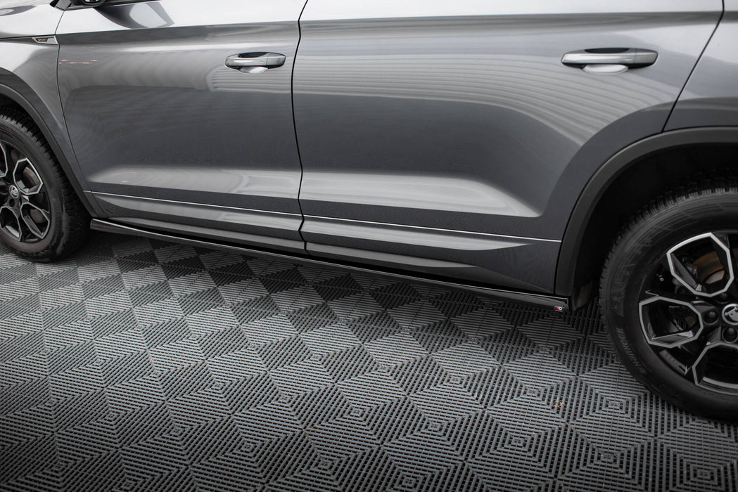 Maxton Design Side Skirts Diffusers Skoda Kodiaq Sportline Mk1 Facelift