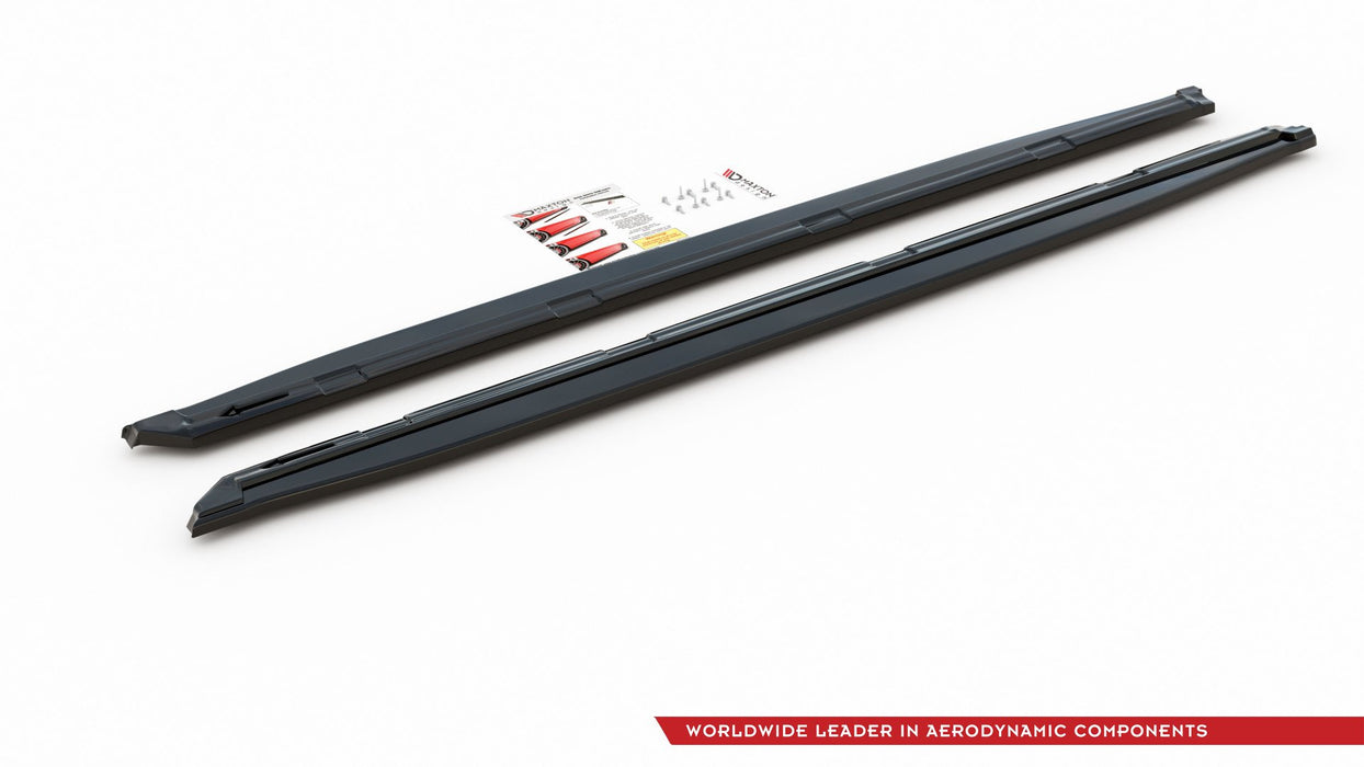 Maxton Design Side Skirts Diffusers Skoda Kodiaq Sportline/RS Mk1 (version with mudflaps)