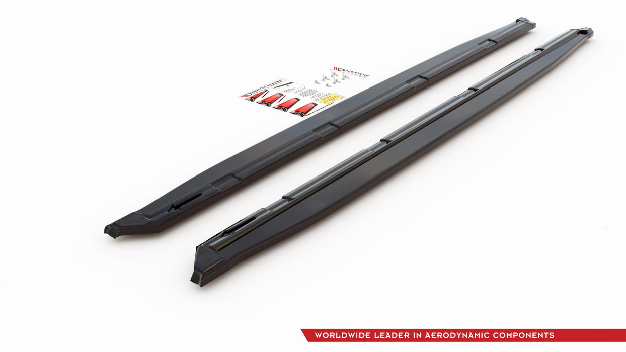 Maxton Design Side Skirts Diffusers Skoda Kodiaq Sportline/RS Mk1 (version with mudflaps)