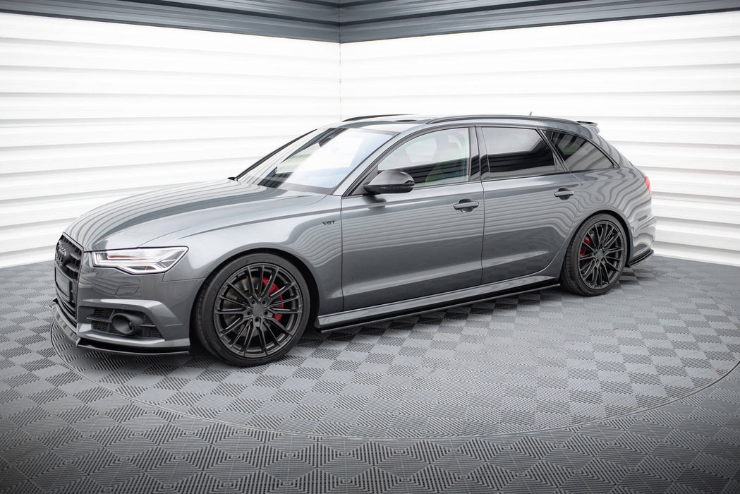 Maxton Design Side Skirts Diffusers V.1 Audi A6 / A6 C7 S-line/ S6 C7 Facelift