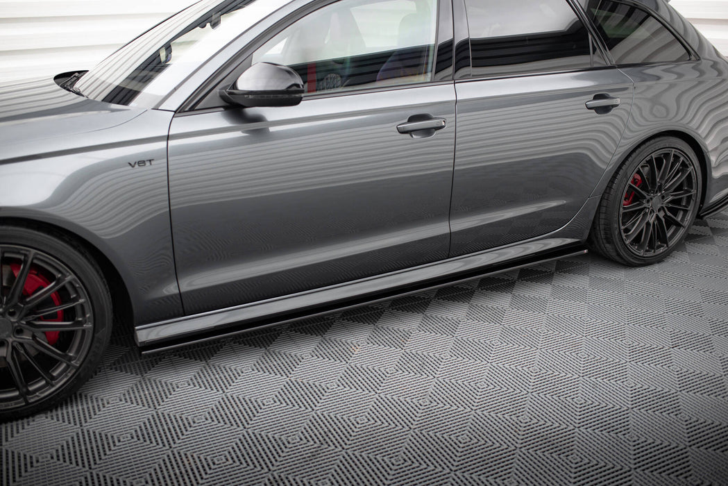 Maxton Design Side Skirts Diffusers V.1 Audi A6 / A6 C7 S-line/ S6 C7 Facelift