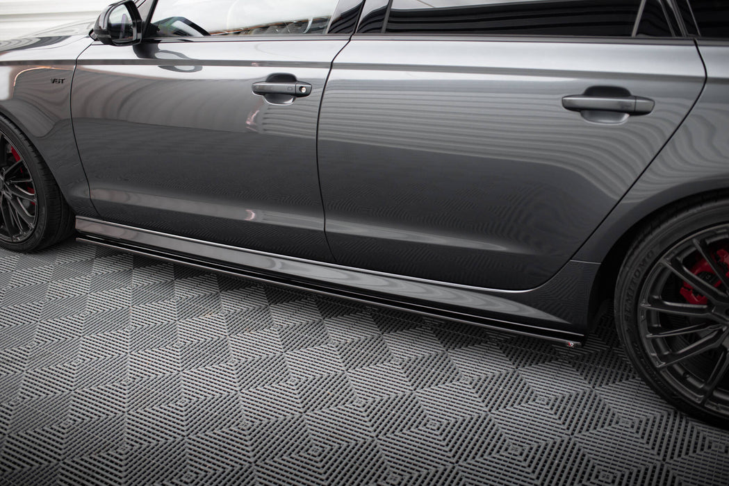 Maxton Design Side Skirts Diffusers V.1 Audi A6 / A6 C7 S-line/ S6 C7 Facelift