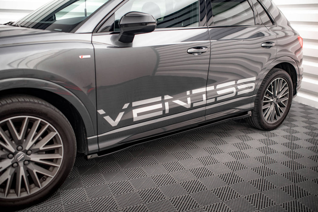 Maxton Design Side Skirts Diffusers V.1 Audi Q3 S-Line / RSQ3 F3