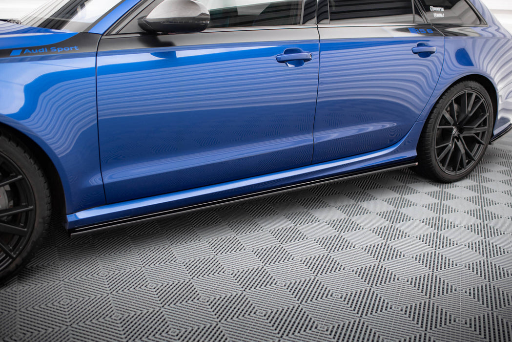 Maxton Design Side Skirts Diffusers V.1 Audi RS6 C7 / C7 Facelift