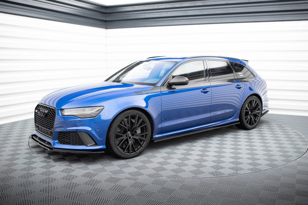 Maxton Design Side Skirts Diffusers V.1 Audi RS6 C7 / C7 Facelift