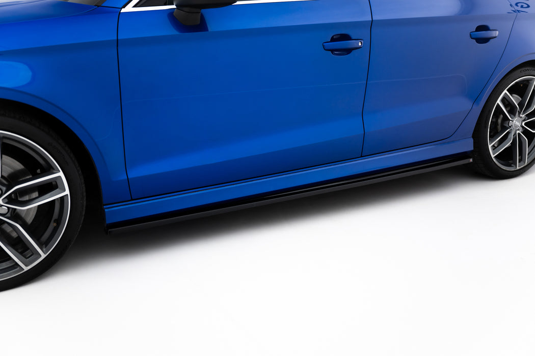 Maxton Design Side Skirts Diffusers V.1 Audi S3 / A3 S-Line 8V / 8V FL Sedan