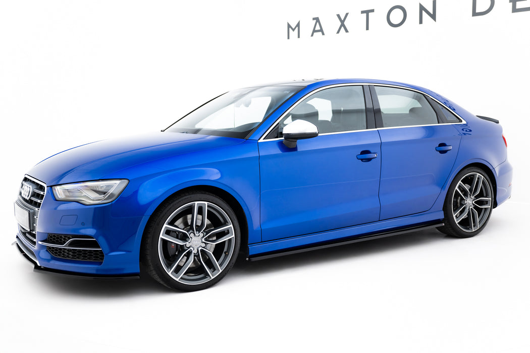 Maxton Design Side Skirts Diffusers V.1 Audi S3 / A3 S-Line 8V / 8V FL Sedan