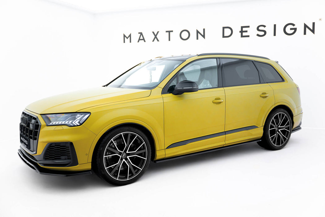 Maxton Design Side Skirts Diffusers V.1 Audi SQ7 / Q7 S-Line Mk2 (4M) Facelift
