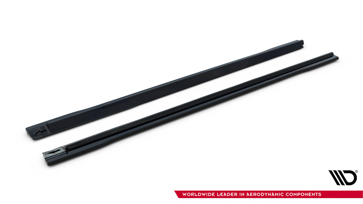 Maxton Design Side Skirts Diffusers V.1 Audi SQ7 / Q7 S-Line Mk2 (4M) Facelift