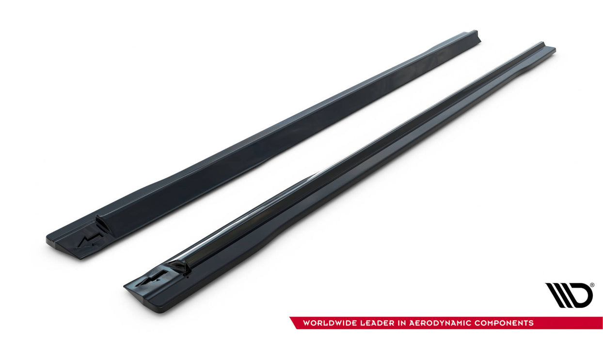 Maxton Design Side Skirts Diffusers V.1 Audi SQ7 / Q7 S-Line Mk2 (4M) Facelift