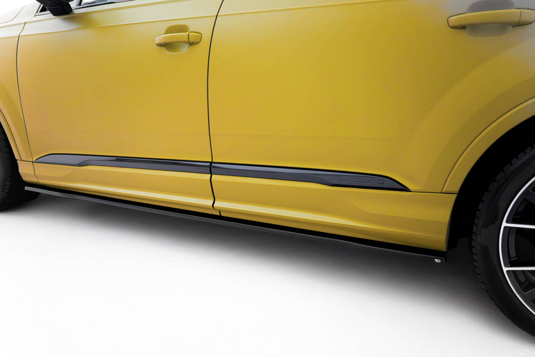 Maxton Design Side Skirts Diffusers V.1 Audi SQ7 / Q7 S-Line Mk2 (4M) Facelift