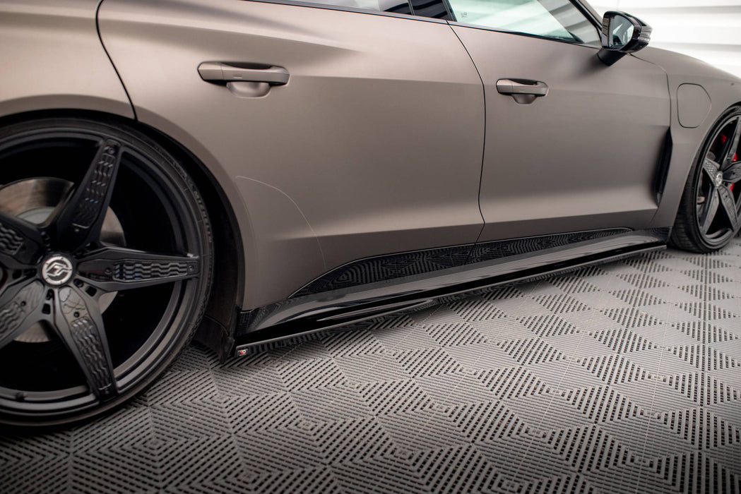 Maxton Design Side Skirts Diffusers V.1 Audi e-Tron GT / RS GT Mk1