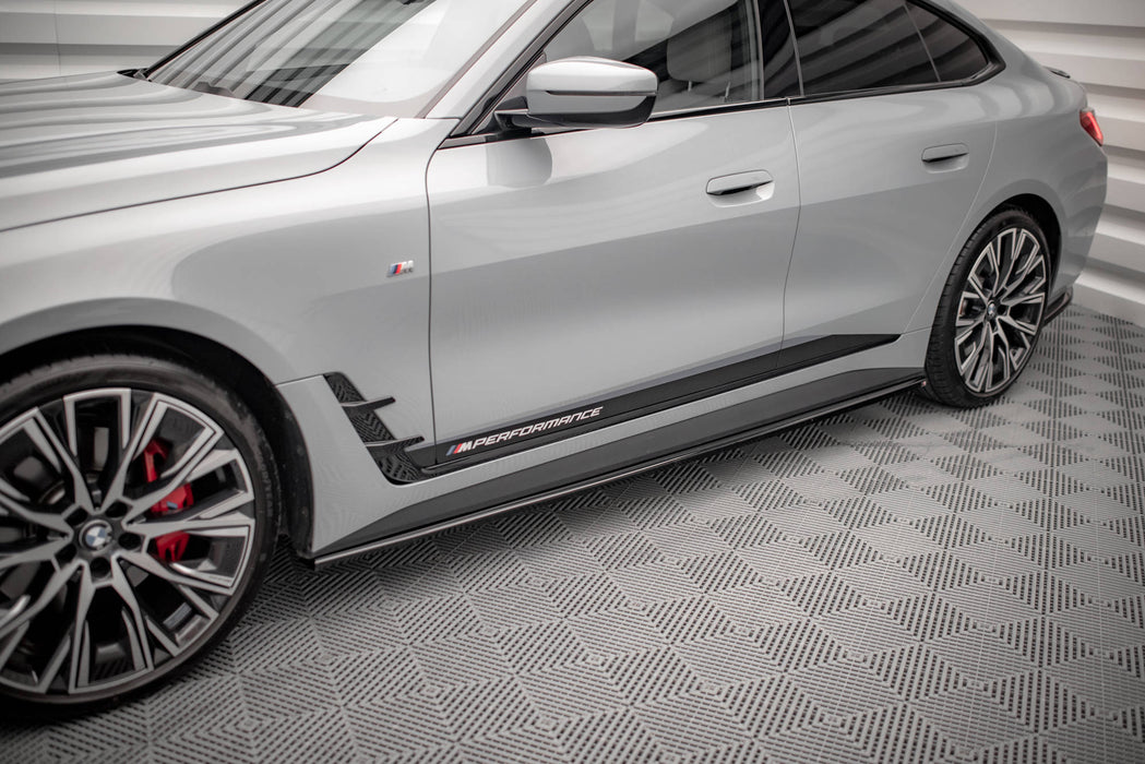 Maxton Design Side Skirts Diffusers V.1 BMW 4 Gran Coupe M-Pack / M440i G26
