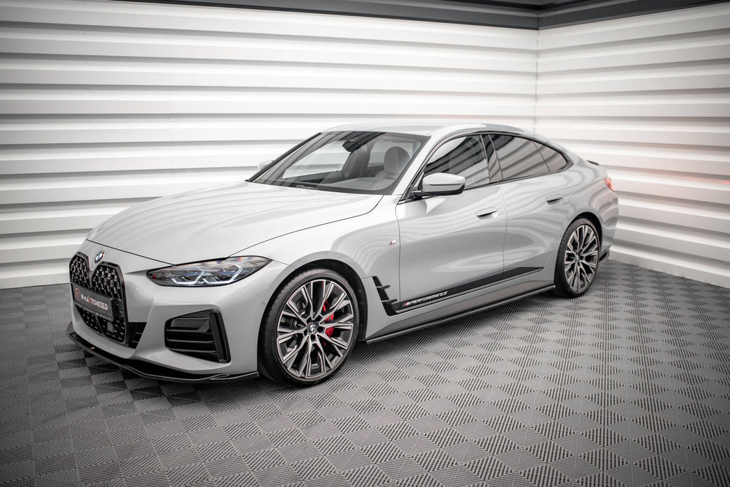 Maxton Design Side Skirts Diffusers V.1 BMW 4 Gran Coupe M-Pack / M440i G26