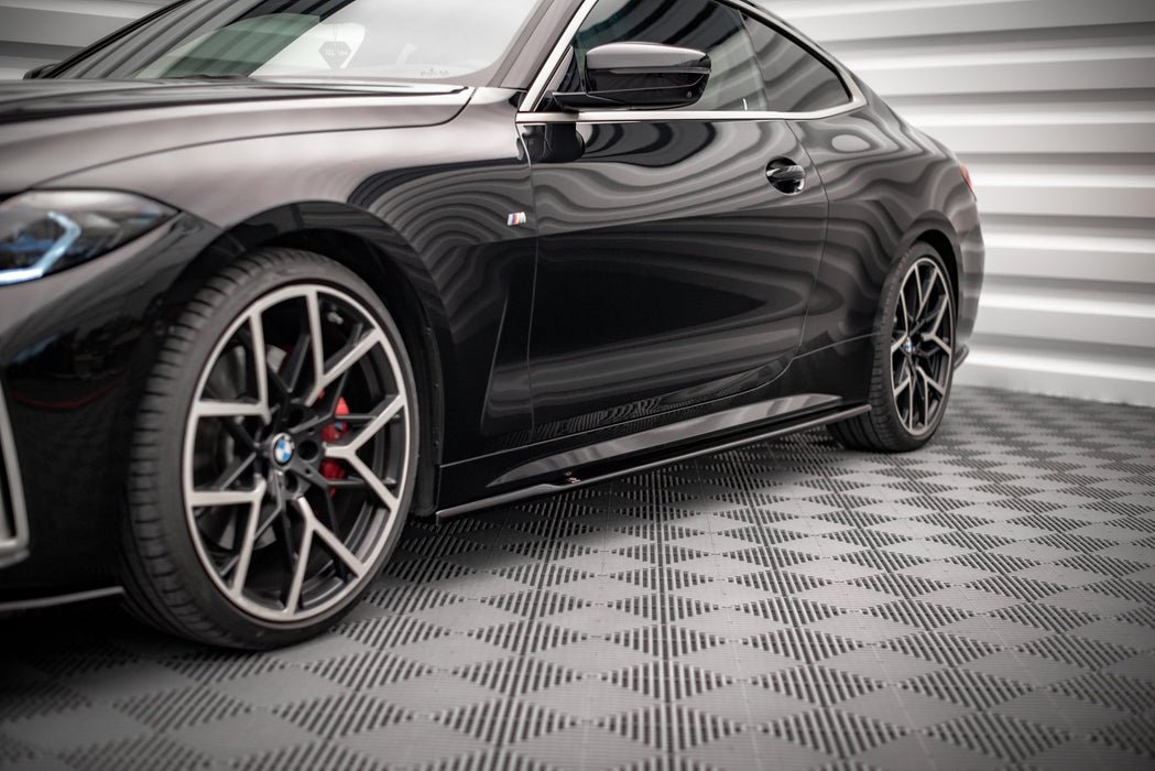 Maxton Design Side Skirts Diffusers V.1 BMW 4 M-Pack / M440i G22 / G23 / G22 Facelift / G23 Facelift