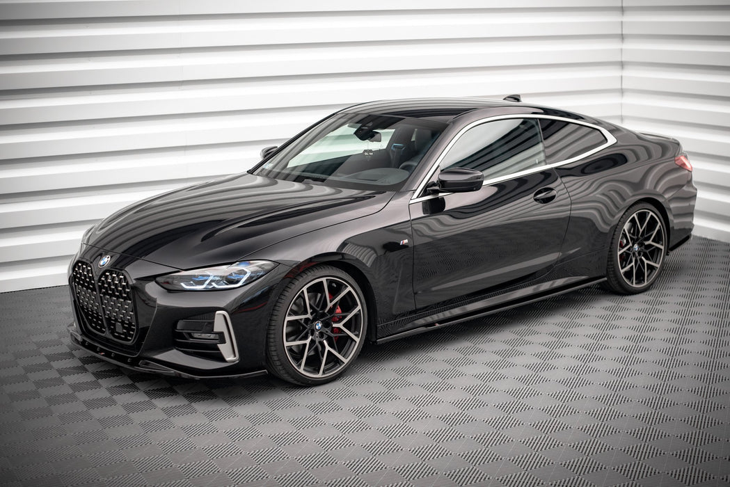 Maxton Design Side Skirts Diffusers V.1 BMW 4 M-Pack / M440i G22 / G23 / G22 Facelift / G23 Facelift