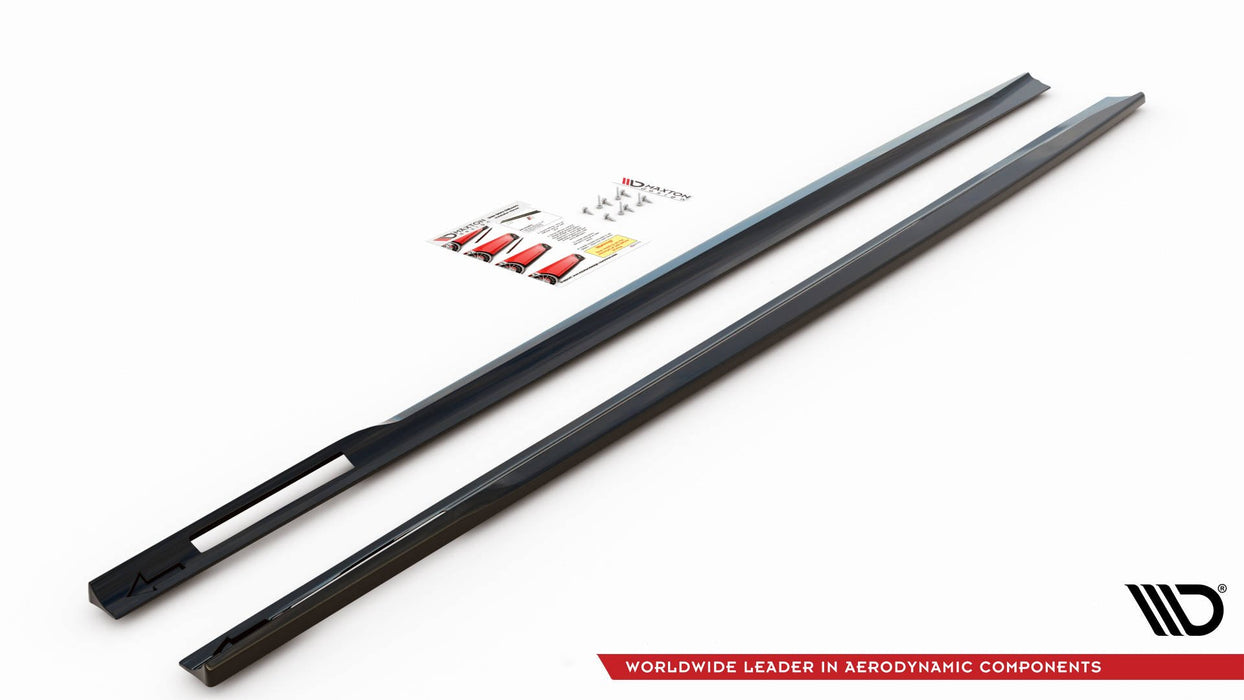Maxton Design Side Skirts Diffusers V.1 BMW 4 M-Pack / M440i G22 / G23 / G22 Facelift / G23 Facelift