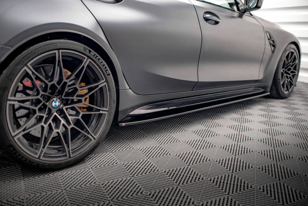 Maxton Design Side Skirts Diffusers V.1 BMW M3 Sedan / Touring G80 / G81