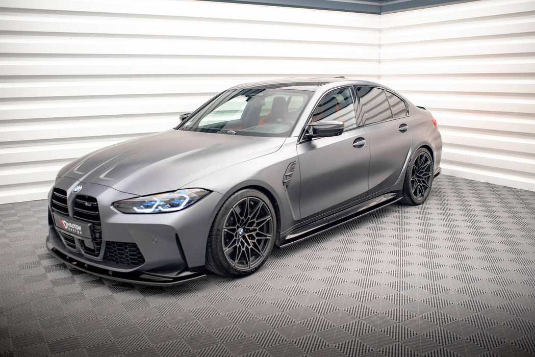 Maxton Design Side Skirts Diffusers V.1 BMW M3 Sedan / Touring G80 / G81