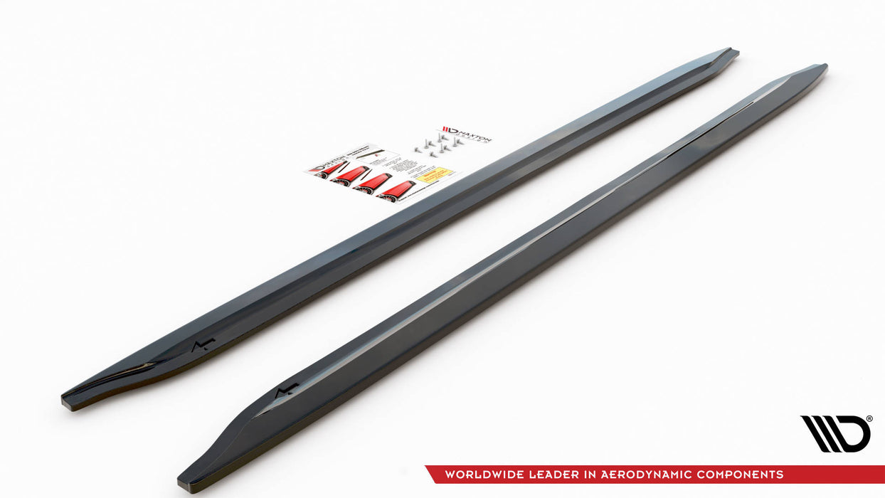 Maxton Design Side Skirts Diffusers V.1 BMW M3 Sedan / Touring G80 / G81