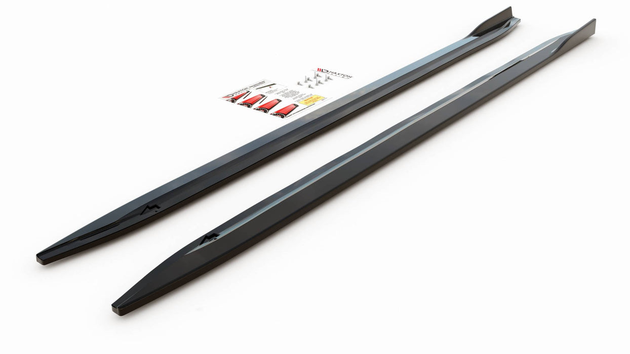 Maxton Design Side Skirts Diffusers V.1 BMW M4 G82 / G82 Facelift